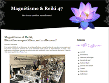 Tablet Screenshot of magnetisme-energies-naturelles.com